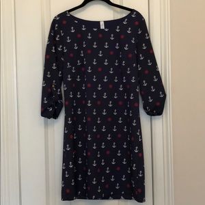 Navy Anchor Dress